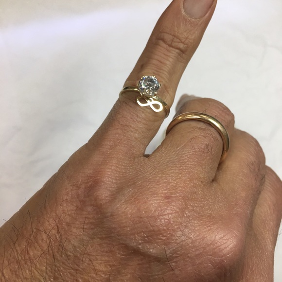 New 14K  gold  engagement ring - Picture 3 of 7